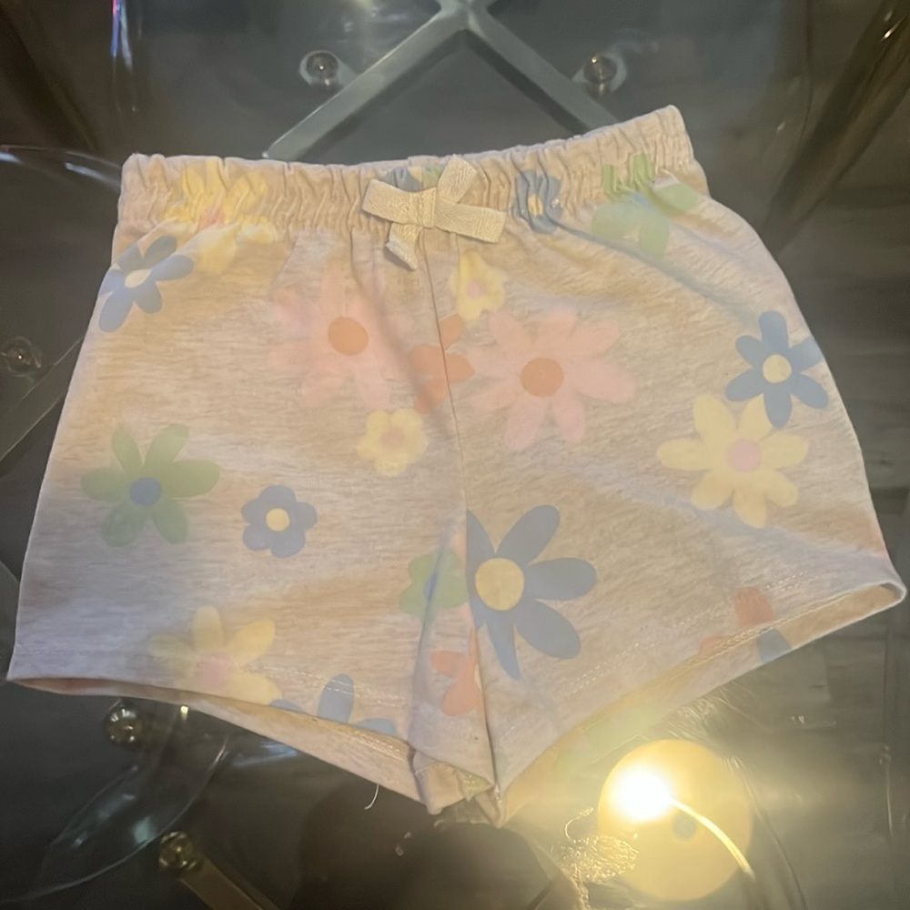 18 months girl floral shorts